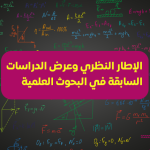 الإطار النظري وعرض الدراسات السابقة في البحوث العلمية